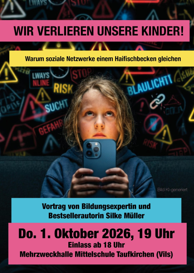 Einladung zum Medien-Elternabend in Taufkirchen (Vils)