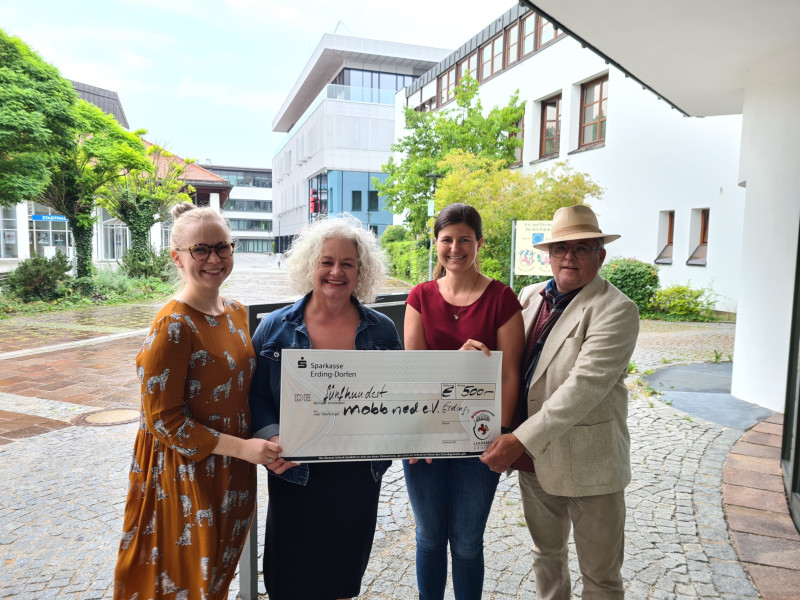 Spende an mobb ned e.V. von der Bürgerstiftung im Landkreis Erding